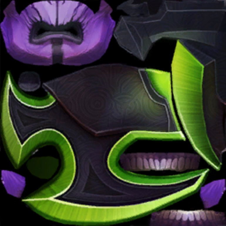 Faceless Void Mask of Madness texture only