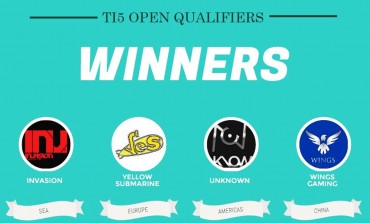 Invasion, Yellow Submarine, Unknown, Wings Gaming win TI5 Open Qualifiers