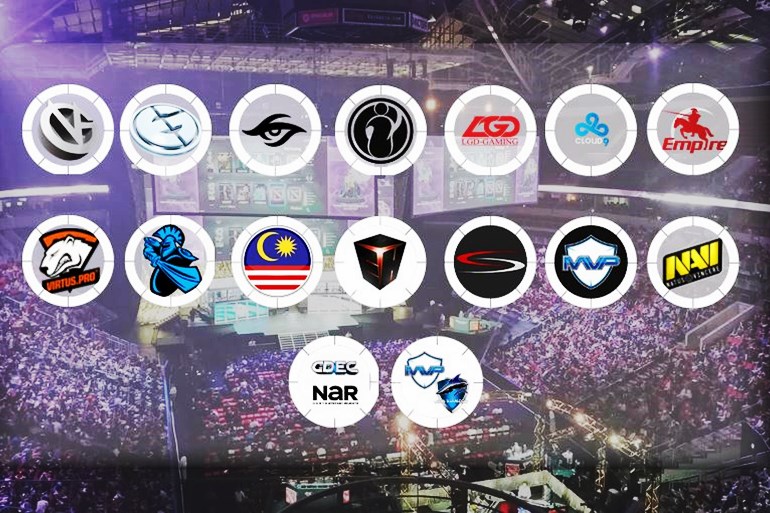 The International 5 teams