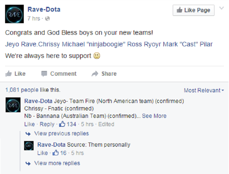 Dota 2 Rave Dota