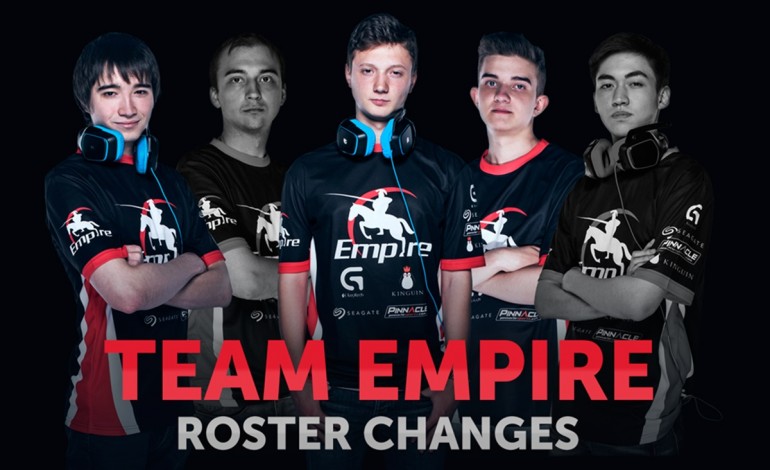 Team Empire bid farewell to yoky and ALWAYSWANNAFLY, welcome former XX5 player