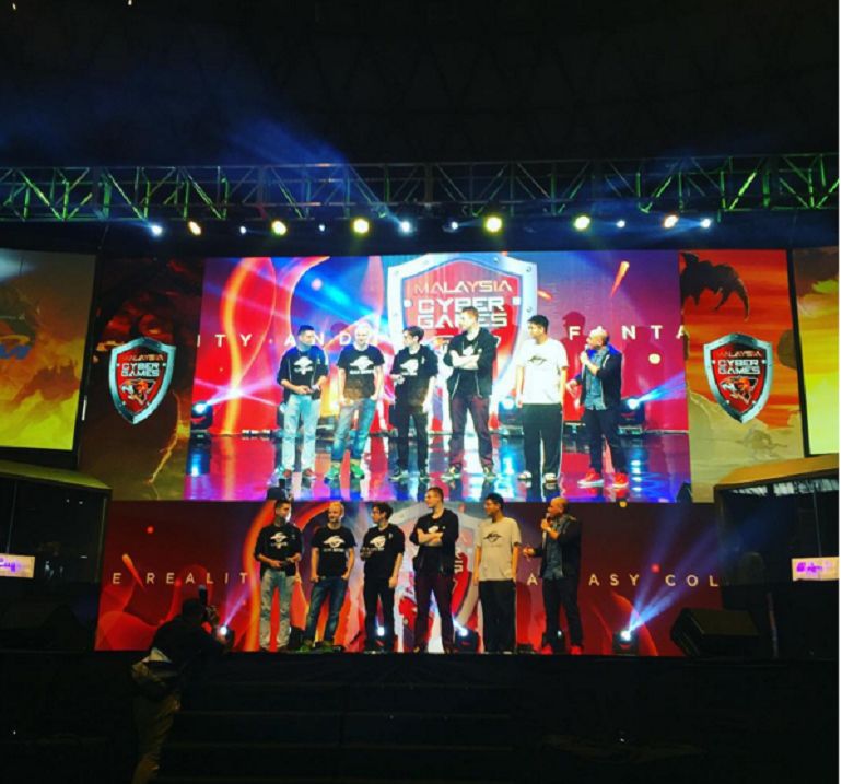 Dota 2 Team Secret at Malaysia Cyber Games 2015