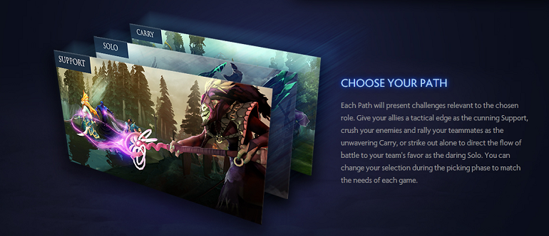 Dota 2 Choose your path