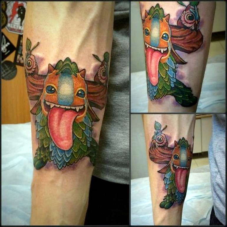 dota 2 tattoos nature's prophet