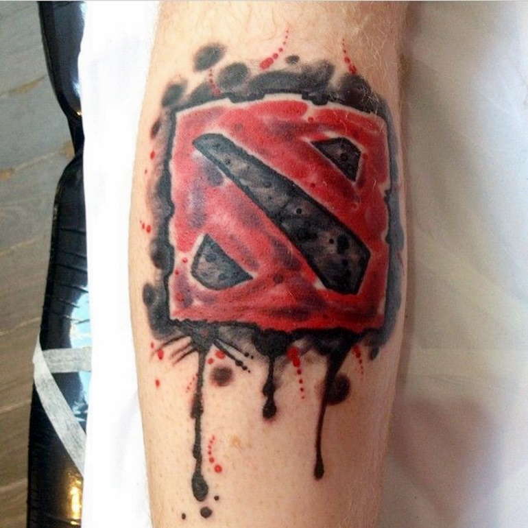 dota 2 tattoos logo