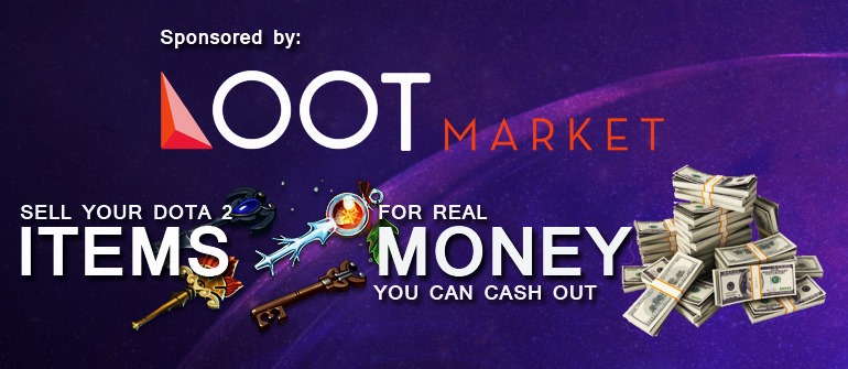 Loot Market Ad sponsor for the Starladder ileague coverage
