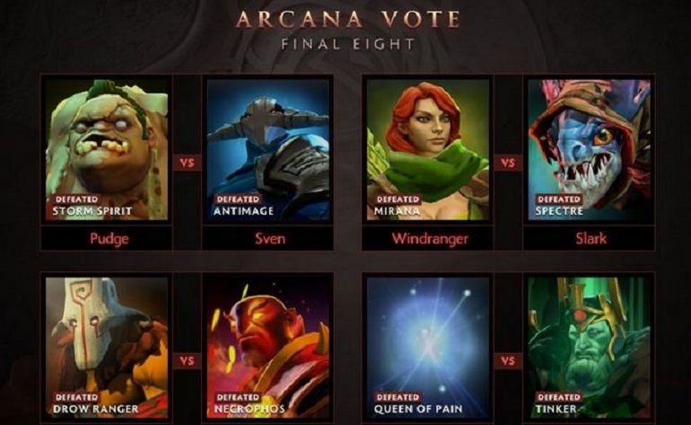 Dota 2 Arcana Votes