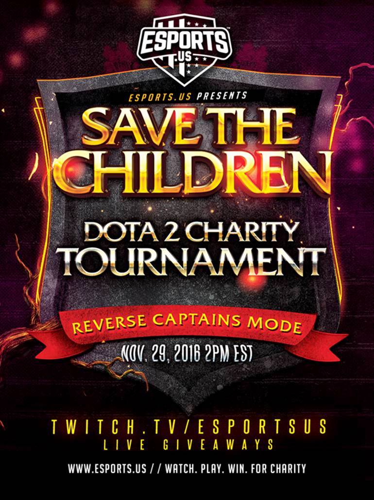 Dota 2 charity Esports US