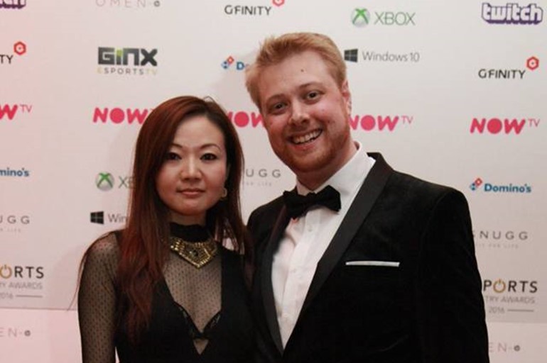 Tobiwan attending the Esports Industry Awards gala