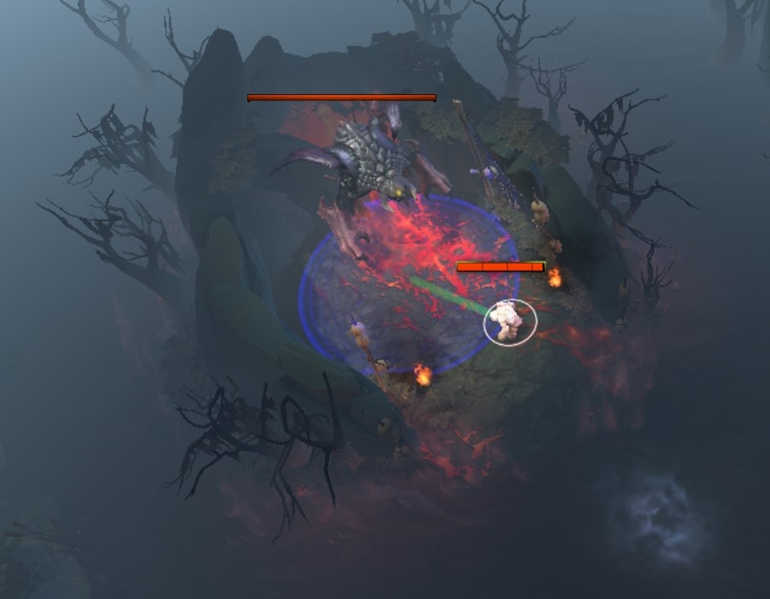 Dota 7.00 Roshan pit