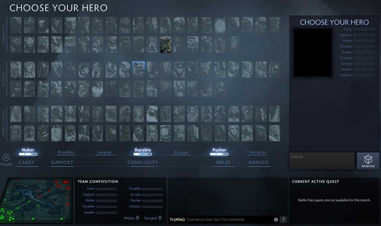 Dota 7.00 interface