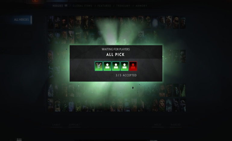 Changes in MatchMaking; No ranked group games, Random Draft & Captains Mode out of Solo Queue